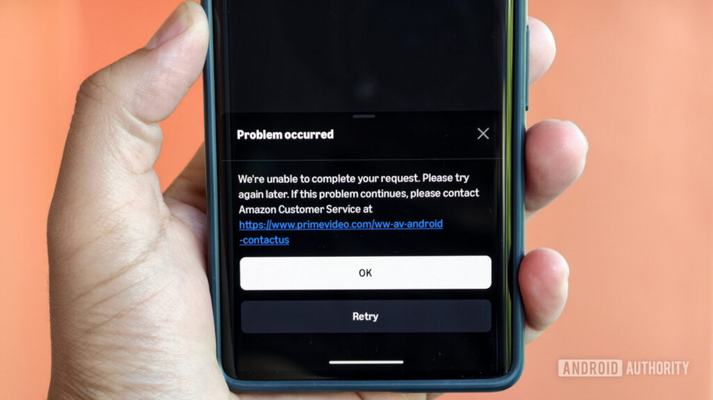 A ton of services are down or facing issues right now (Update: Fixes applied) Prime Video offline on phone