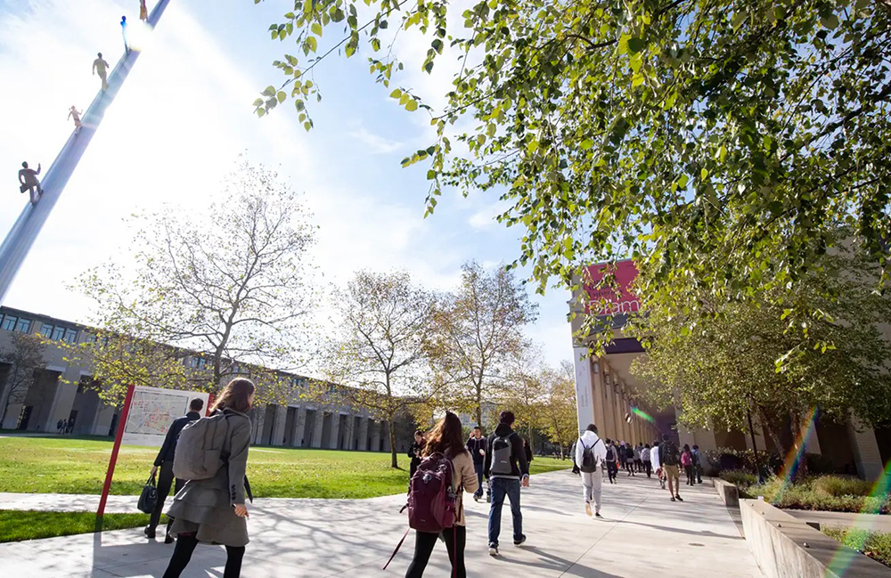 Amazon, CMU partner on new AI Innovation Hub Students walking on CMU