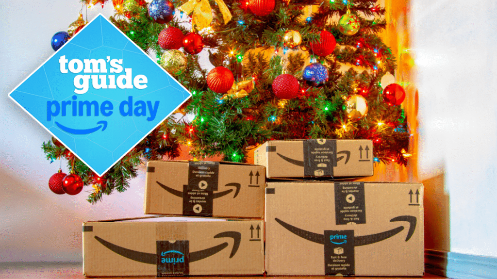Don’t wait! I’ve found 10 superb Xmas gift deals in Amazon’s October sale, all under AU$100 – get your prezzie shopping done early and save Christmas tree with amazon boxes and Tom's Guide logo