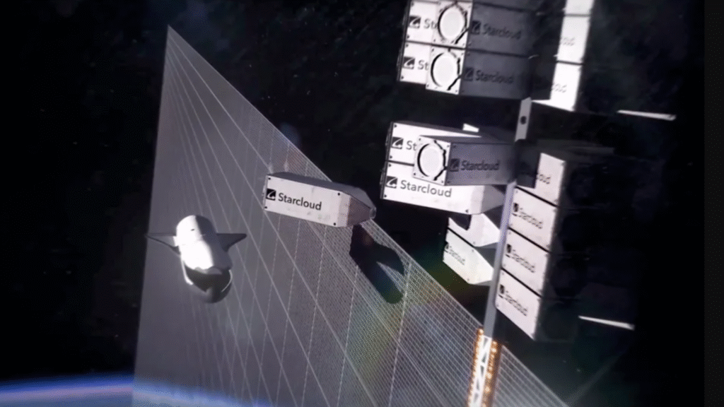 Starcloud and Crusoe space data center