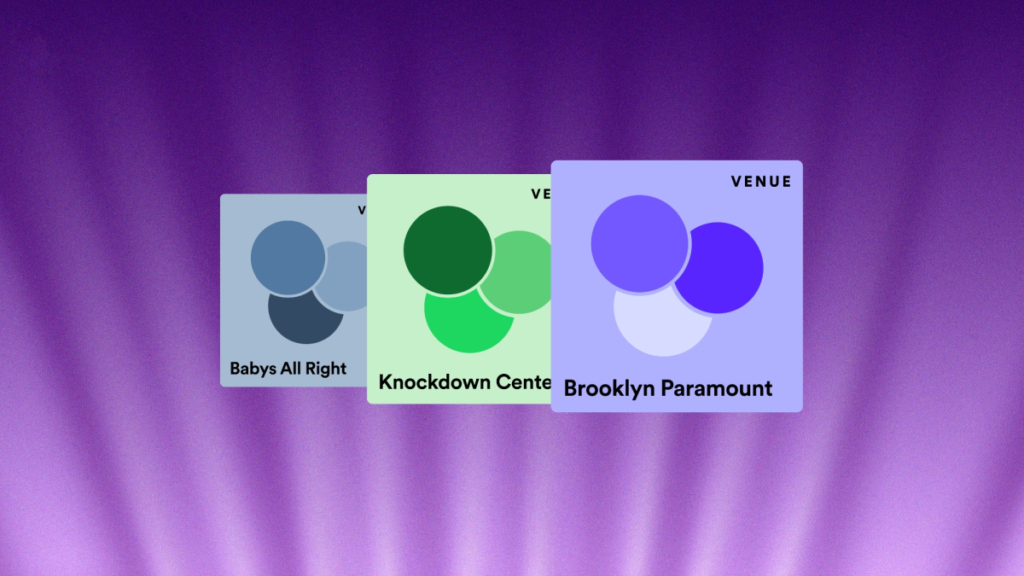 Spotify now lets you follow venues to get details on upcoming concerts