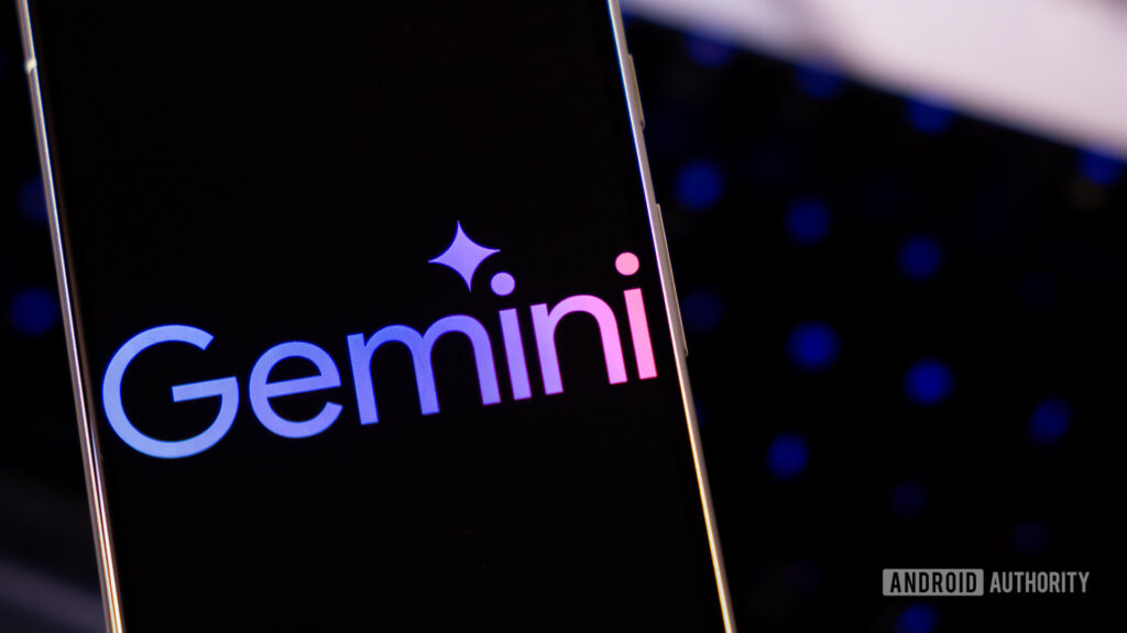 The next version of Google Gemini could be just around the corner Google Gemini logo on smartphone stock photo (6)