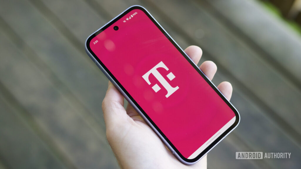 Want to switch from T-Mobile? New survey reveals it’s not just you. T-Mobile logo on an Android phone.
