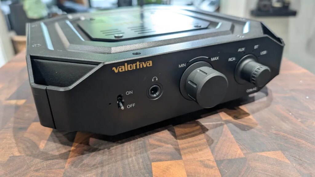 This amp turns any Bluetooth device into a full modern home audio system (it looks great)