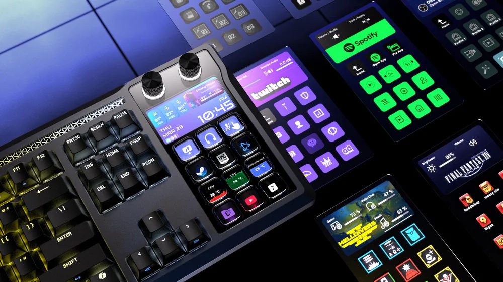 Corsair’s Galleon 100 SD is an LED-lit keyboard with a built-in Stream Deck — $349 offering includes 720 x 180 screen, dials, and more Corsair Galleon 100 SD