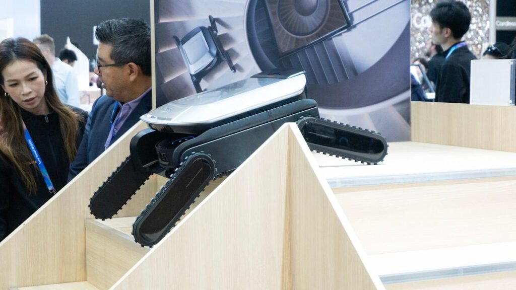 Dreame’s latest robot vacuum concept has slightly terrifying legs that can climb full-size stairs Dreame's latest robot vacuum concept has slightly terrifying legs that can climb full-size stairs