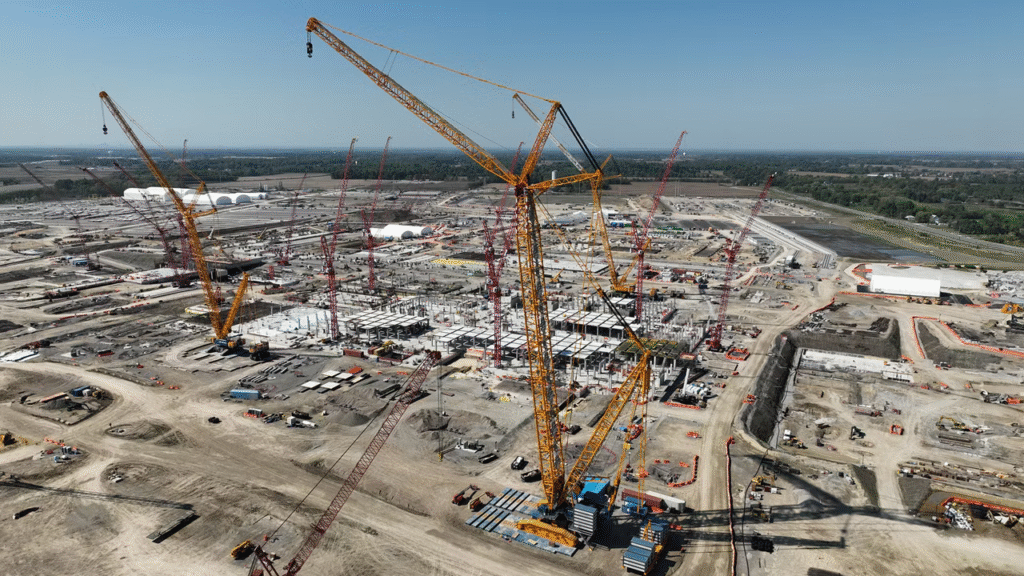 Intel’s Ohio One project shows healthy progress as new job listings pop up — construction seems to be well underway as contractor actively hiring for ambitious chip factory Intel Ohio Fab