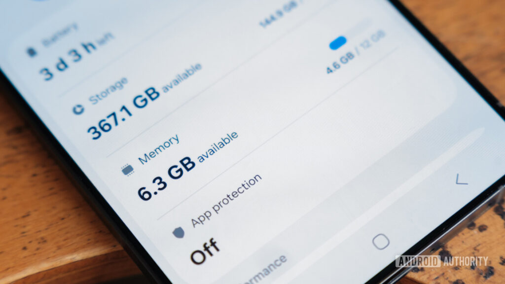 Smartphone RAM