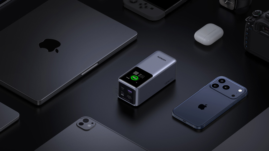 Deal: UGREEN Nexode Power Bank hits record-low price UGREEN Nexode Power Bank 20000mAh 130W next to devices