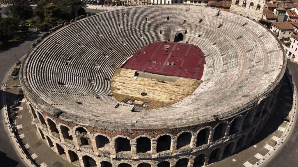 How to watch 2026 Milano Cortina Winter Olympics Closing Ceremony An aerial shot of Verona Arena, the venue for the 2026 Winter Olympics Closing Ceremony