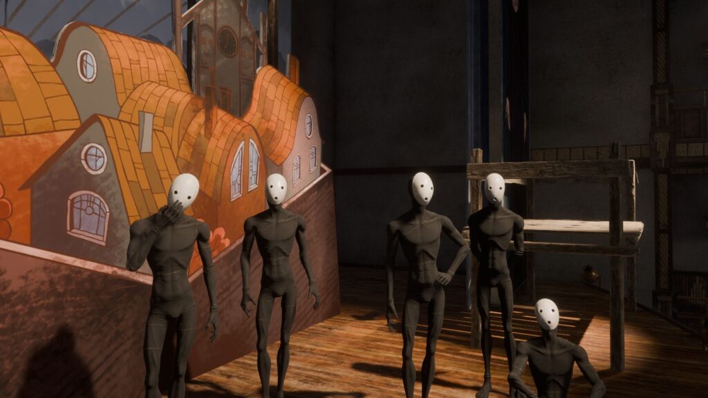 I’ve fallen for a game about fighting a deadly plague — and it’s the perfect antidote to the industry’s GenAI blight Screenshot of Pathologic 3: theatre actors on a stage