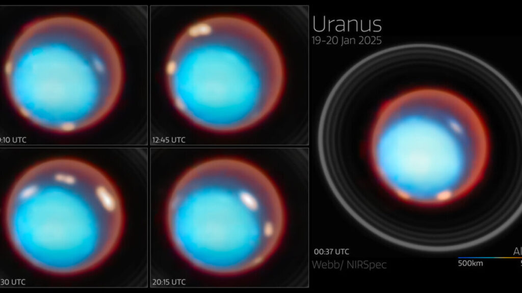 James Webb Telescope Takes a First Peek Inside Uranus James Webb Telescope Takes a First Peek Inside Uranus
