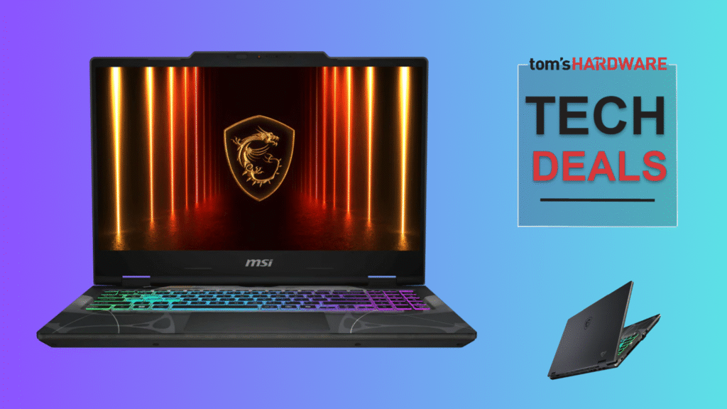 MSI Cyborg 15 w/ RTX 5060 &amp; Core 7 240H on sale at Walmart