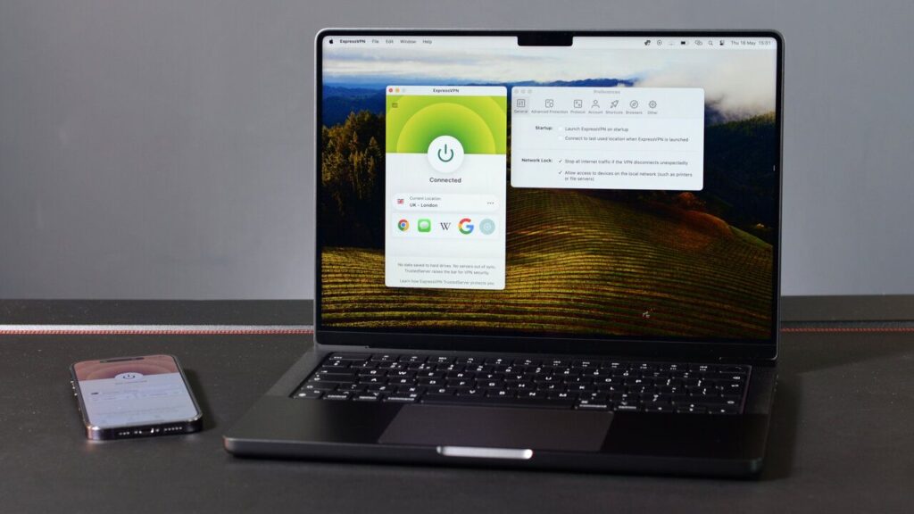 No longer just a VPN – ExpressVPN launches four new products to create a total privacy suite ExpressVPN on a Mac and iPhone