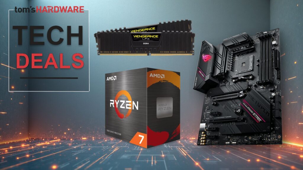 Save $206 on a Ryzen 7 5800XT, 32GB of DDR4 Corsair RAM, and an Asus ROG Strix B550-F Gaming motherboard with this combo — start your AM4 PC for just $408 DDR4 bundle