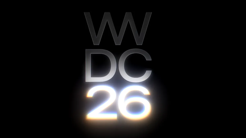 Apple’s WWDC 2026 Developer Event Is Set for Early June screenshot of wwdc 2026 logo on black background.
