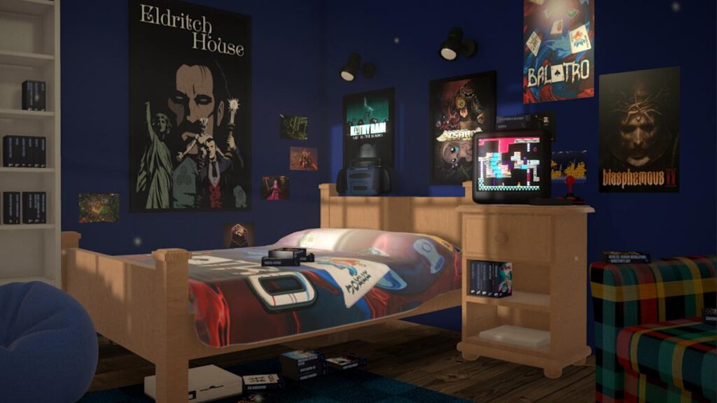 BOXROOM lets you build a cozy game room for your Steam library