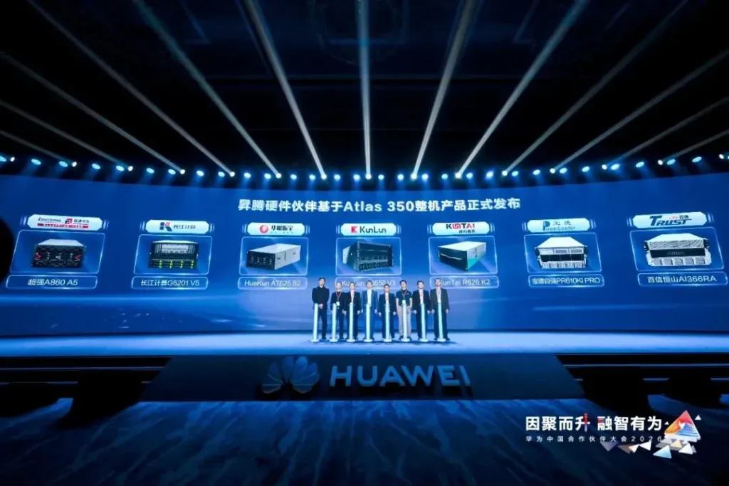 Huawei unveils new Atlas 350 AI accelerator with 1.56 PFLOPS of FP4 compute and up to 112GB of HBM — claims 2.8x more performance than Nvidia’s H20 Huawei Atlas 350 launch