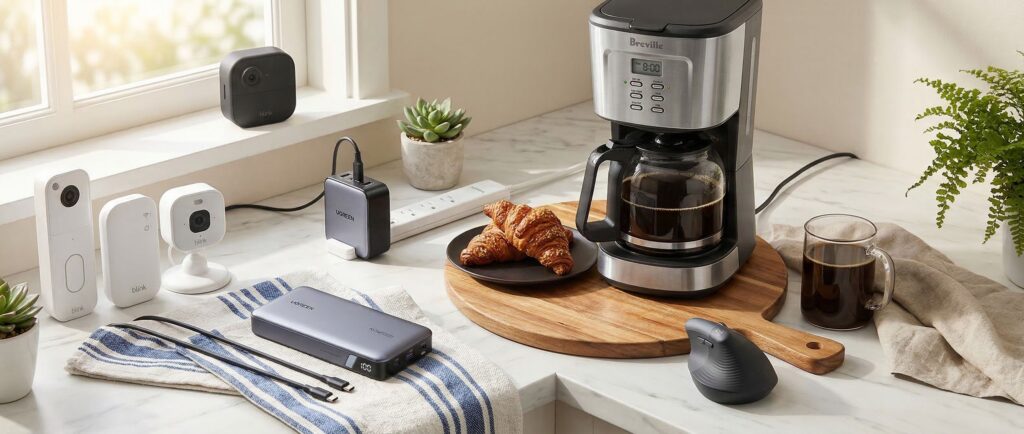 I’ve been digging through Amazon’s Big Smile Sale — these are the 12 best deals under AU$100 Various products arranged on a kitchen countertop