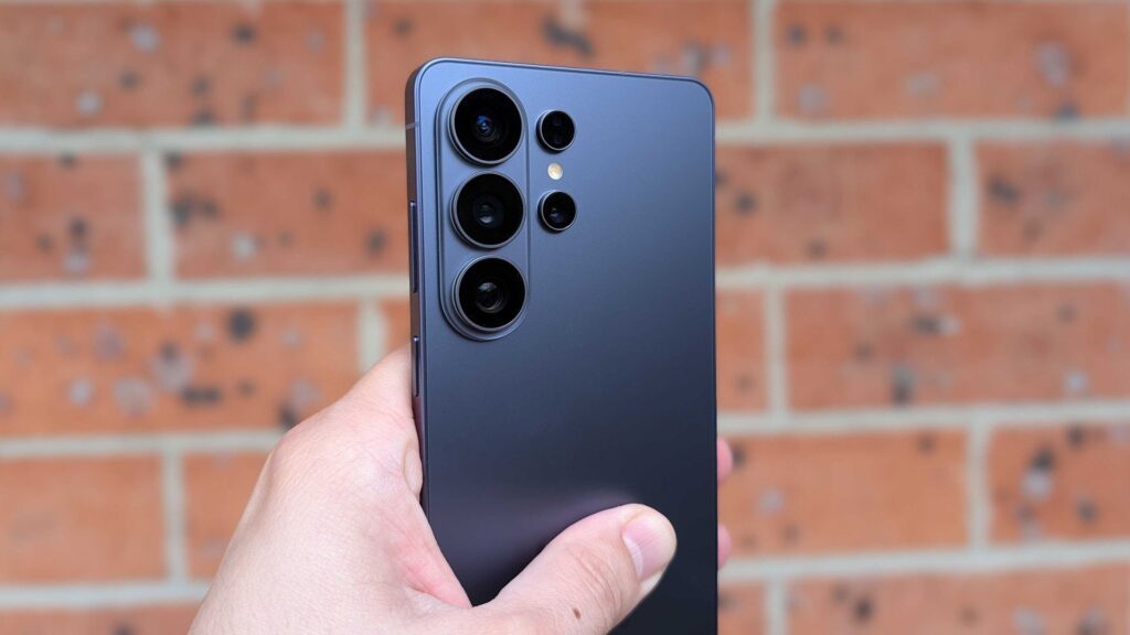 These 9 hidden Android settings will give your phone longer battery life Rear view of the Samsung Galaxy S26 Ultra held up against a brick wall