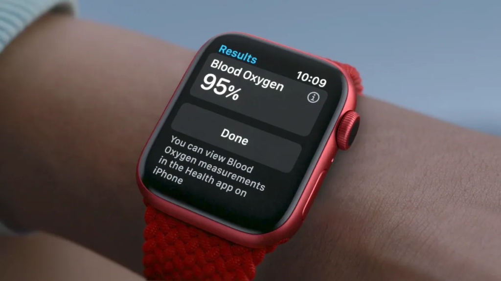 A Previously Banned Apple Watch Health Feature May Soon Make a Comeback apple-watch-series-6-blood-oxygen-wrist.png