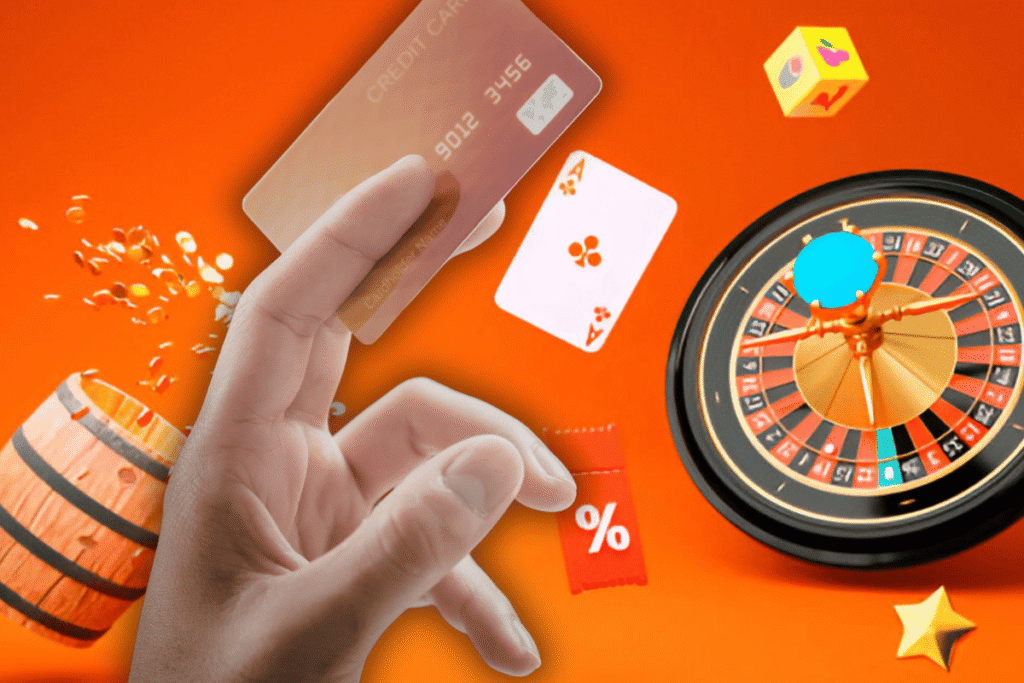 Do credit card bans reduce gambling harm? Experts say not always Credit card held over roulette wheel with poker chips and playing cards illustrating online gambling payments and betting risks. Do credit card gambling bans reduce harm or shift behavior Experts say there's always a loophole