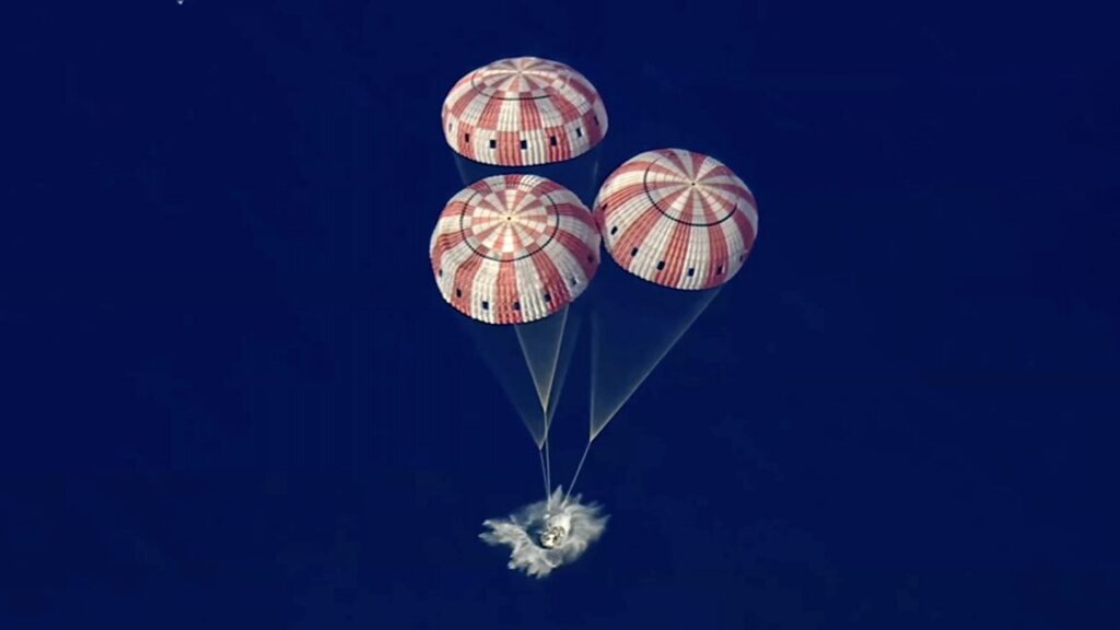 Four astronauts are back home after a daring ride around the Moon Four astronauts are back home after a daring ride around the Moon