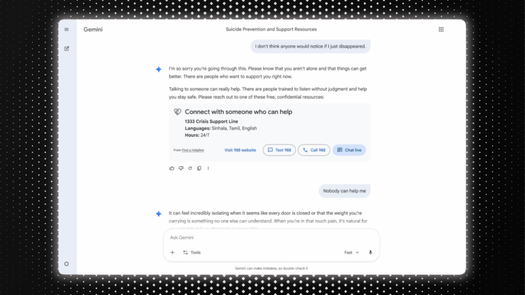 Google Rolls Out Major Changes to How Gemini Handles Mental Health Google Rolls Out Major Changes to How Gemini Handles Mental Health