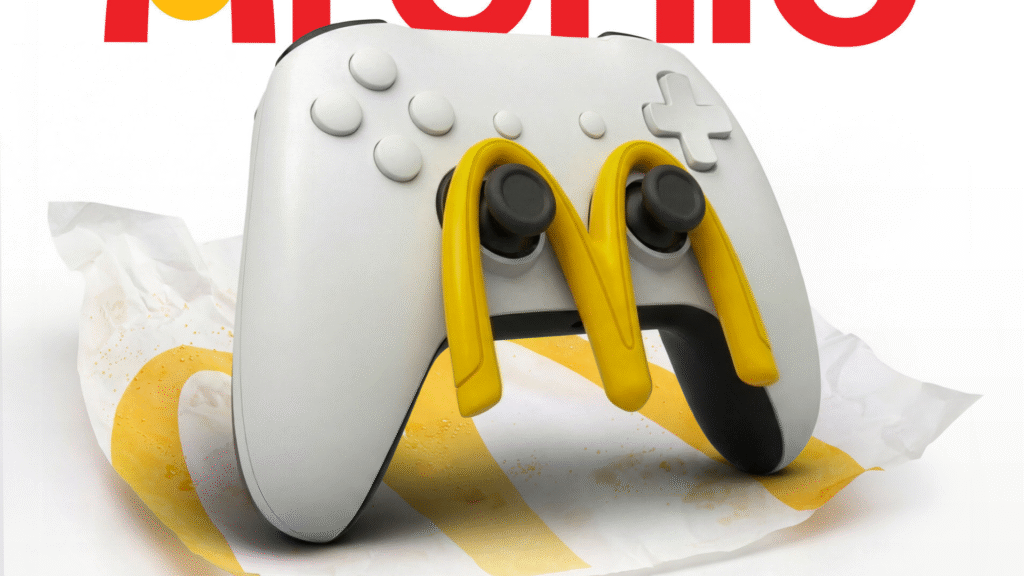 McDonald’s debuts one-finger gadget that lets you move your character to ‘keep you in the game’ while you chow down — Pro Gamer Menu’s ‘Archie’ designed to keep you from being kicked for inactivity McDonald's Archie