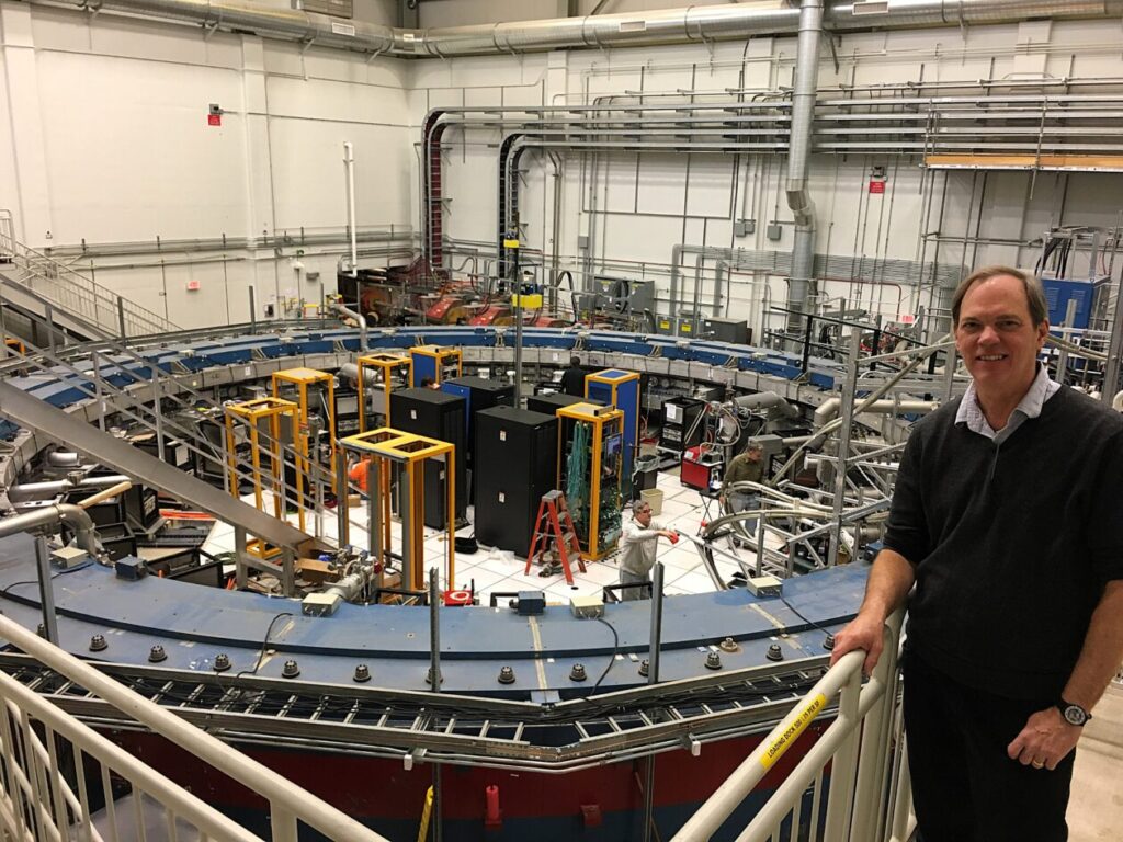 Scientists share the wealth after winning $3M for measuring muons – GeekWire David Hertzog with Muon g-2 storage ring at Fermilab