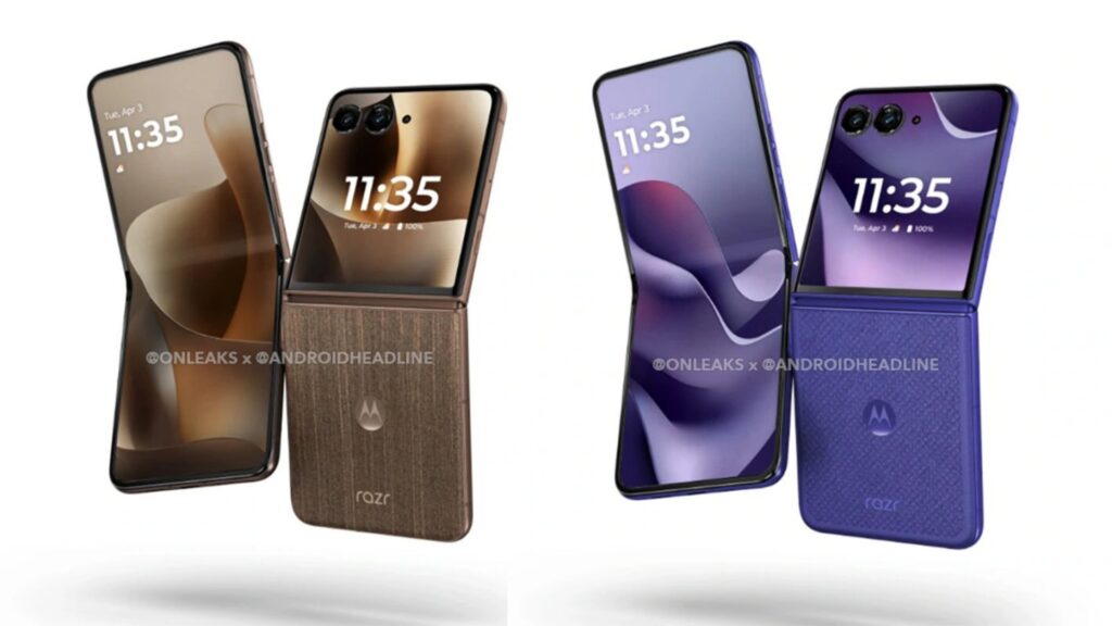 motorola razr 70 ultra press renders