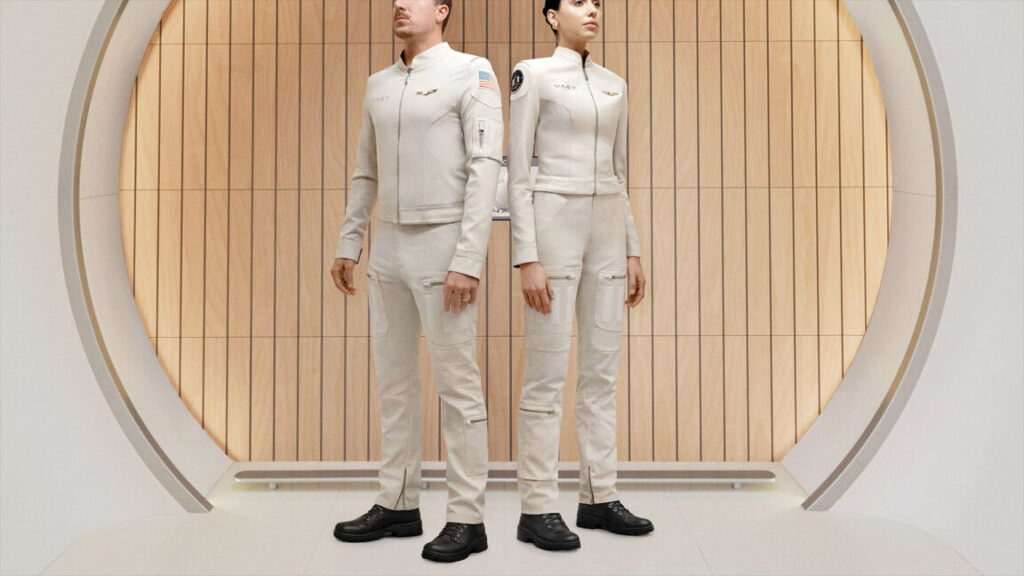 Visitors to this private space station won't be wearing shorts and T-shirts Visitors to this private space station won't be wearing shorts and T-shirts