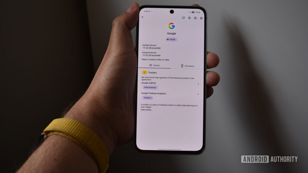 exodus google app tracking 1