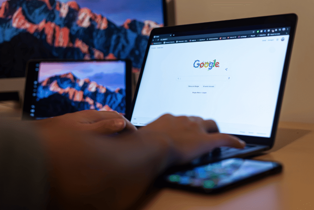 CFTC targets Polymarket insider trading using Google data Person using Google search on laptop amid CFTC investigation into alleged Polymarket insider trading involving Google Year in Search data.