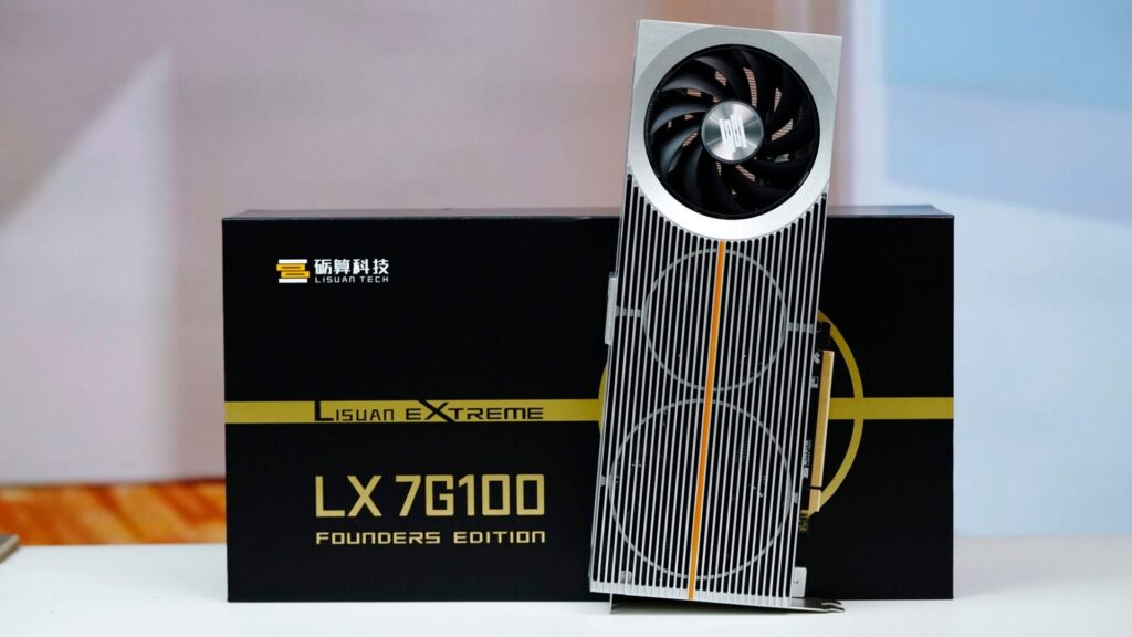 Chinese GPU maker sells out over 30,000 gaming GPUs within 48 hours despite lukewarm benchmarks — LX 7G100 proves hype trumps performance LX 7G100 Founders Edition