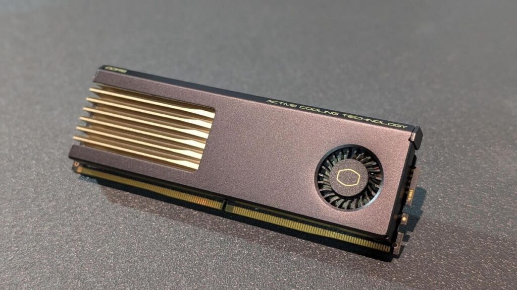 Cooler Master is bringing active cooling to DDR5 RAM, promising up to 15-degree temperature drops — ‘MasterDIMM’ combines G.SKILL memory with a built-in fan, kits run up to 128GB Cooler Master active cooling