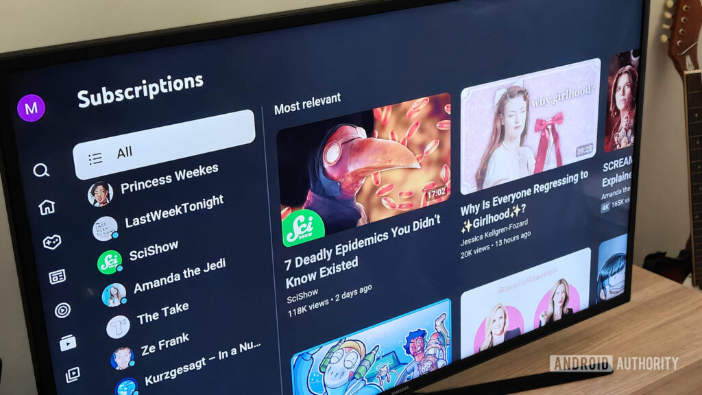 How I improve my YouTube recommendations in 5 easy steps the youtube app on a tv