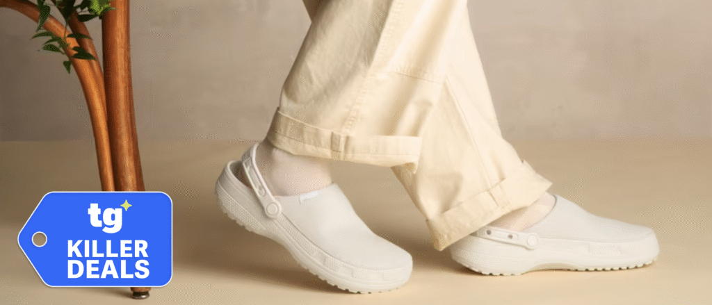 I already own too many Crocs, but the siren song of these 18 deeply discounted pairs is hard to resist Crocs Crafted clog lifestyle image with Tom's Guide Killer Deals badge