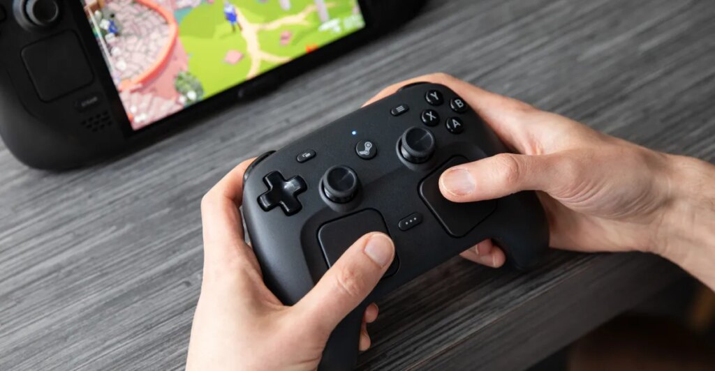 Listen to the new Steam Controller buzz to the tune of Doom Listen to the new Steam Controller buzz to the tune of Doom