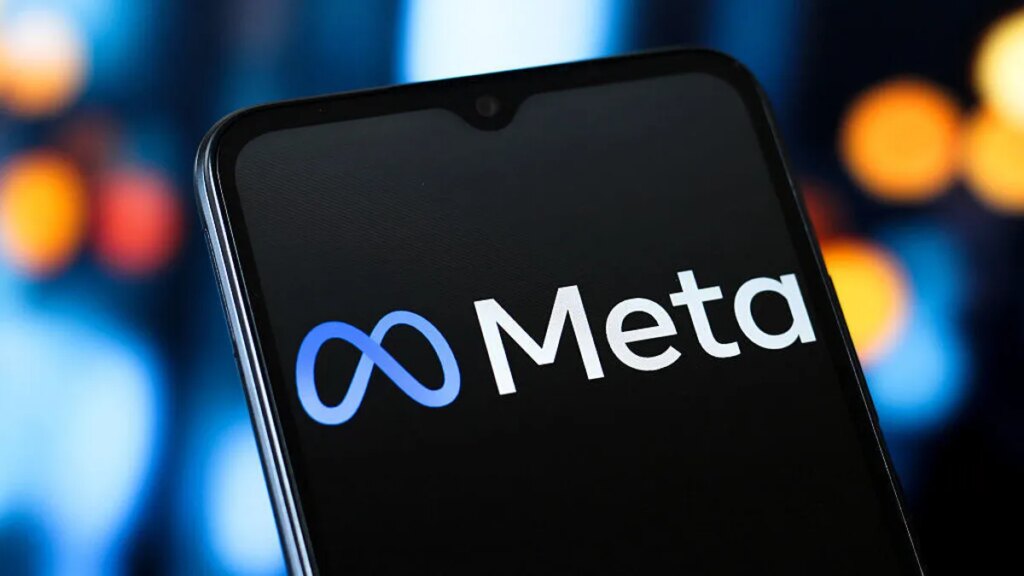 Meta Sued by California County Over Alleged Scam Ads on Social Media Meta Platforms logo is seen displayed on a smartphone screen.