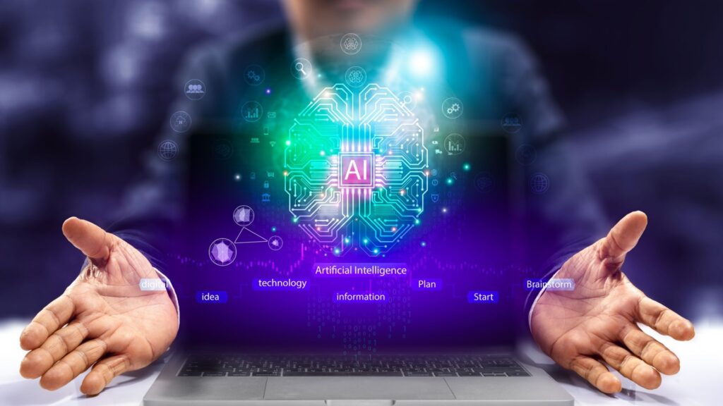 New study finds most Americans think the pace of AI development is moving too fast — and they also don’t believe everyone will truly benefit from it AI brain coming out of laptop screen