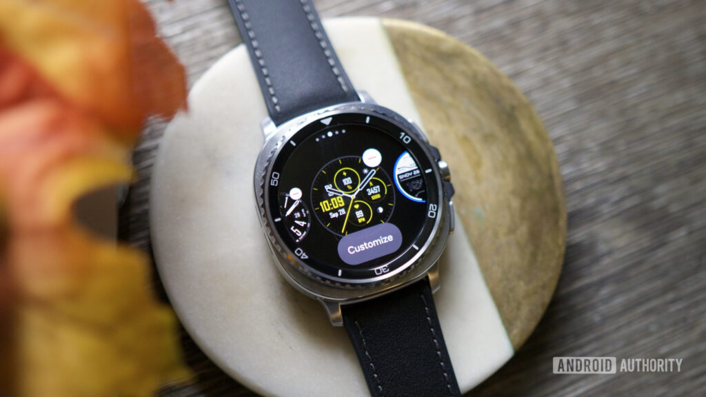 Samsung Galaxy Watch 9 codenames hint at what’s coming Watch face selector screen on the Samsung Galaxy Watch 8.