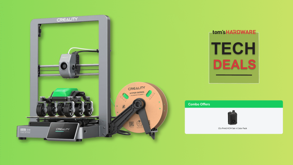 Save $170 on this lightning-fast, premium 3D printer combo featuring CoreXZ kinematics — Creality’s Ender-3 V3 is on sale for just $419 right now with a multicolor upgrade kit Creality Ender 3 V3 on sale with upgrade kit