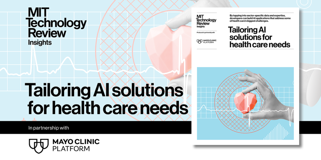 Tailoring AI solutions for health care needs Tailoring AI solutions for health care needs