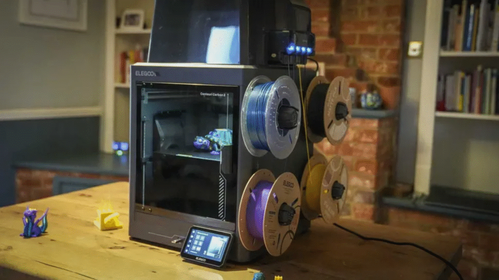 The best Memorial Day 3D printer deals for beginners & pros The Elegoo Centauri Carbon 2 in a home office during our tests