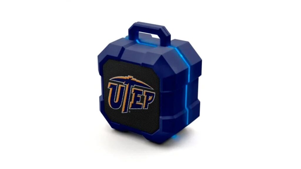 This highly rated Bluetooth speaker just dropped to $24.80! SOAR NCAA Shockbox LED Wireless Bluetooth Speaker, UTEP Miners