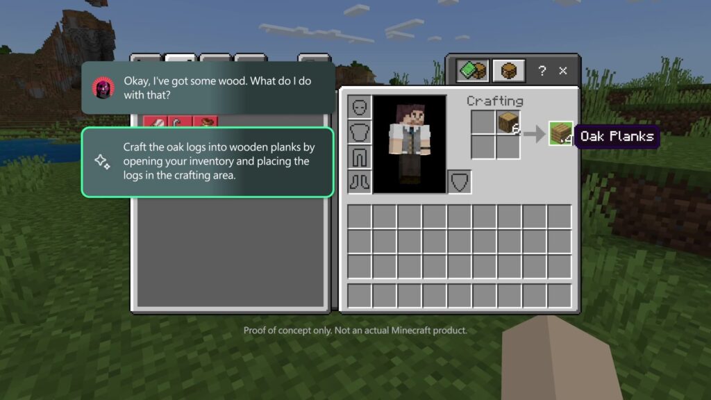 Xbox CEO Asha Sharma kills Copilot for Gaming — overhauls leadership with CoreAI veterans An image of Minecraft with Xbox's Copilot for Gaming overlaid. An AI assistant explains through text how to use Minecraft's crafting feature.