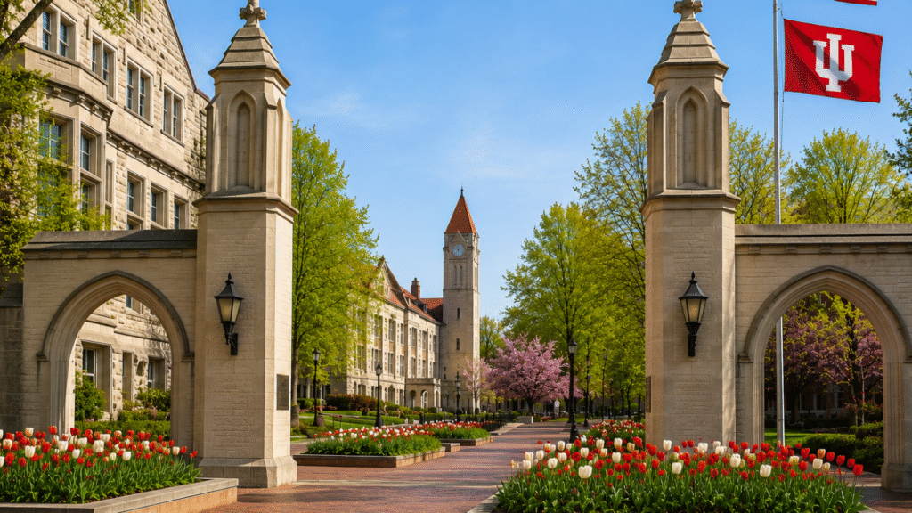 A major university just banned AI detectors — here’s why Indiana University campus entrance in spring