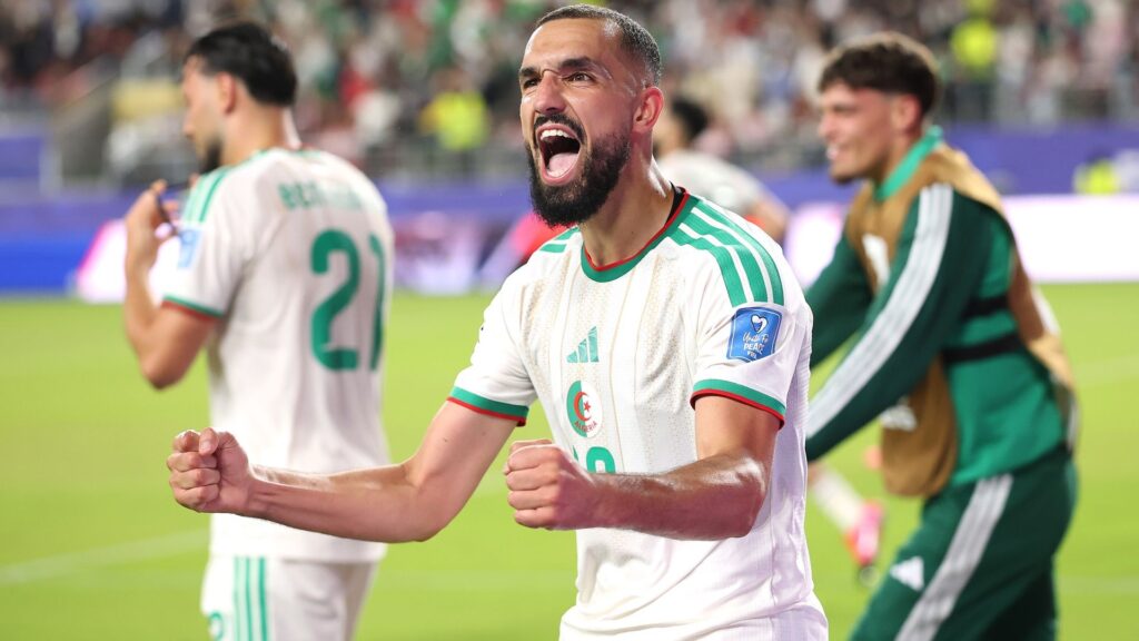 Algeria vs Austria free live stream: How to watch World Cup 2026 Nabil Bentaleb of Algeria celebrates after the team's second during the FIFA World Cup 2026 Group J match between Jordan and Algeria.