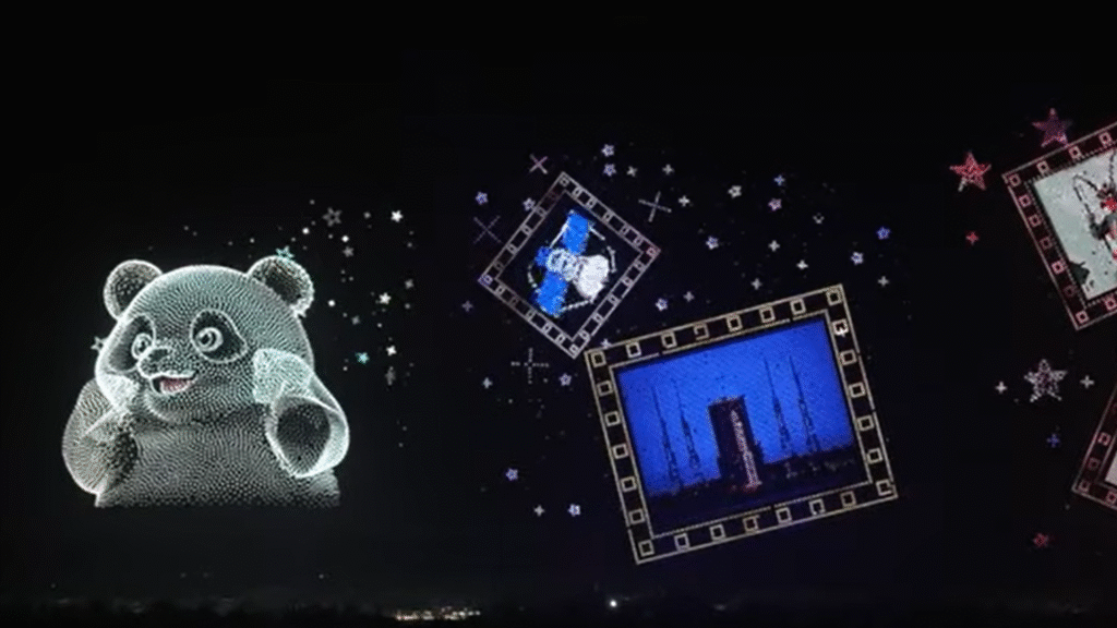 China just flew 33,615 drones at once and shattered three world records with a massive sky display China 33000+ drone display